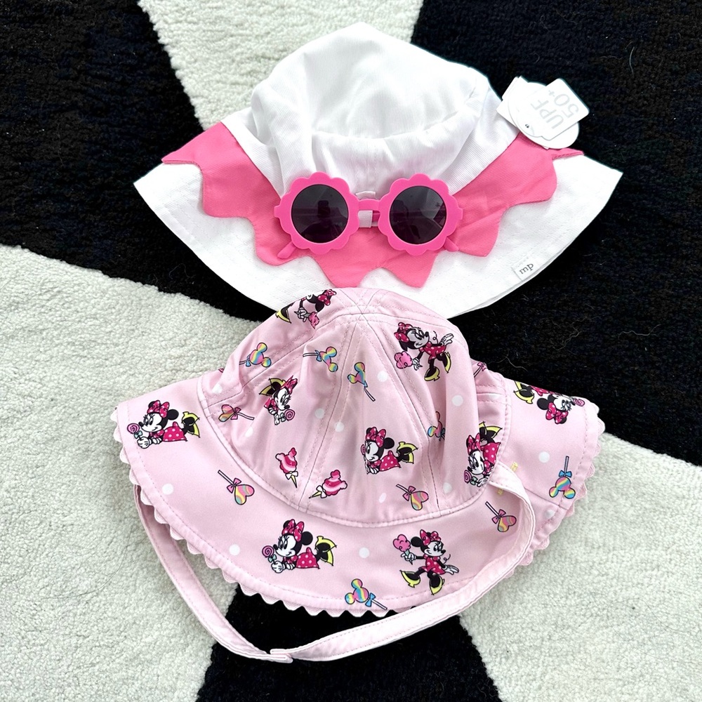 Disney & Mud Pie Infant Sun Hat Bundle